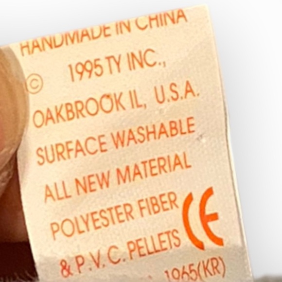 Vintage 1995 Ty Beanie Babies Peanut The Elephant - Picture 5 of 5